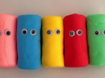 认识彩色黏土里面的海洋动物