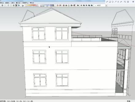 别墅外墙窗户怎么用sketchup建模?一招基础操作教会你!#sketchup #sketchup教程 #su建模#草图大师视频教程 #su基础 #sketchup草图大师零基础
