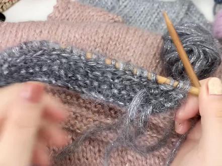 中古针马甲 编织方法技巧及用量