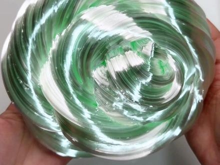 好玩 不累 推荐肌小力 #液态玻璃 #解压视频 #玩泥素材