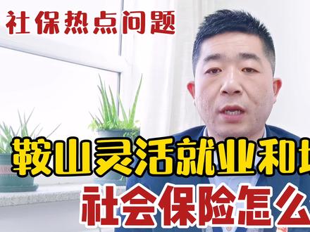 鞍山灵活就业和城乡居民社会保险怎么缴费? #社保 #鞍山