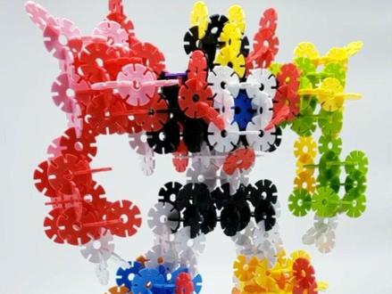 雪花片 百兽王攻略5 双脚#雪花片 #玩具