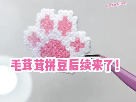 毛茸茸拼豆后续 #毛茸茸拼豆#拼豆#手工diy#拼豆图纸#拼豆考研