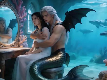 《深海囚婚》第2集:重生后我被人鱼王宠上天,他双生哥哥杀疯了 #AI电影#AI短剧#美人鱼#云哥AI制片厂#奇幻电影