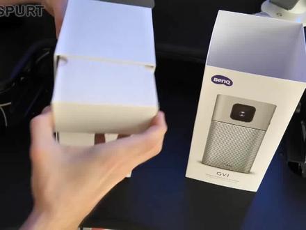 明基GV1便携式投影机-开箱,设置和审查