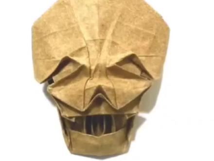 骷髅头慢速版#折纸 #上热门