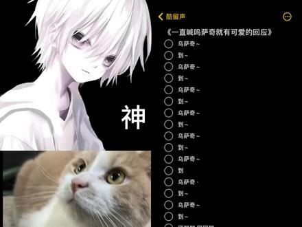 #小猫唱歌 #小猫 #乌萨奇 #青年音 #小孩音 小猫怎么唱 喵喵喵