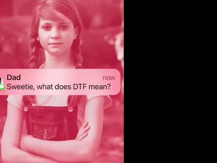 专业坑爹的小棉袄,到底什么是DTF #英文 #英语单词 #生活英语实用英语 #英语翻译