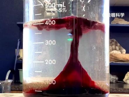 用蜡烛和沙子模拟火山岛的形成,太直观啦!#科普 #科普一下 #趣味实验 #知识科普 #火山岛