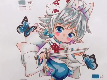 小正太九尾狐#小正太#九尾狐#动漫教程 #q版动漫人物 #焦作漫画@抖音小助手