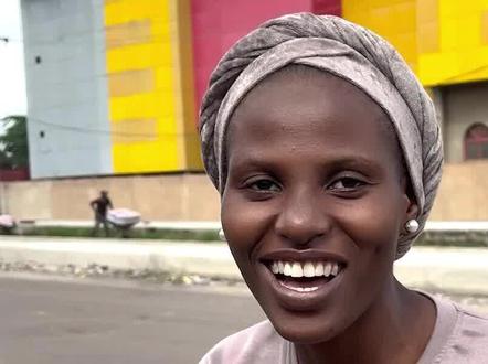 在非洲有门牙缝是好看#非洲尼日利亚#走进非洲