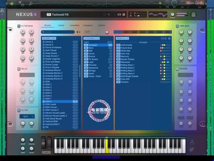 Nexus 3/4 安装教程Nexus4 EDM 合成器最新版本224G音源。满足你做电音所须Mac Nexus 3.3.7/ Win Nexus 4.5.4