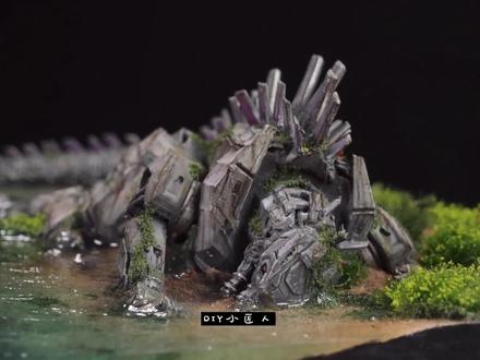 DIY手工,谁制造了哥斯拉? #手工diy #手工制作 #哥斯拉