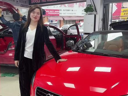 #汽车改装升级 奥迪TT升级大屏智能导航,一键启动,全车改色,航空软包脚垫,专用手缝把套#改色出来又是一件新衣服 #大屏导航安装 #一键启动