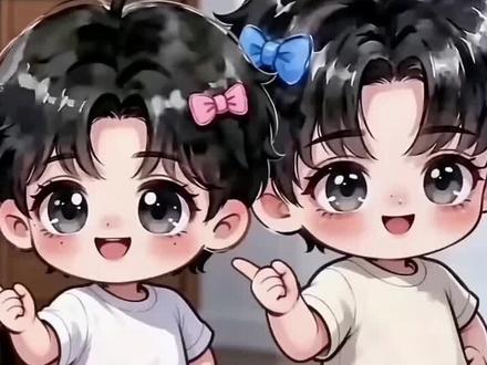 要听月月的话哦~#q版小人也太萌了 #史上最萌cp #抖音创作者激励计划 #青年创作扶持计划