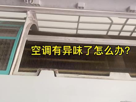 空调有异味了怎么办? #空调维修 #空调制冷空调维修