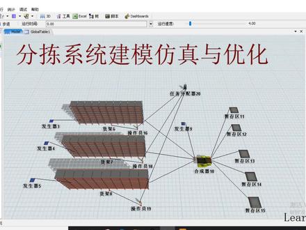 flexsim分拣系统建模仿真优化