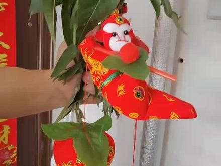 端午节你家门口挂上艾草.桃枝和小猴子了吗?#端午安康 #传统习俗