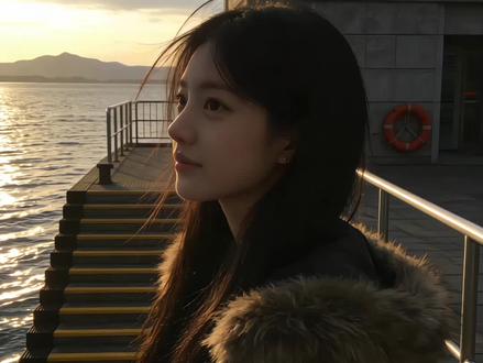 海边落日氛围感写真指令教程来啦#豆包ai#豆包P图已经nextlevel了#海边落日氛围感#爆改#豆包P图