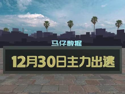 12月30日主力出逃