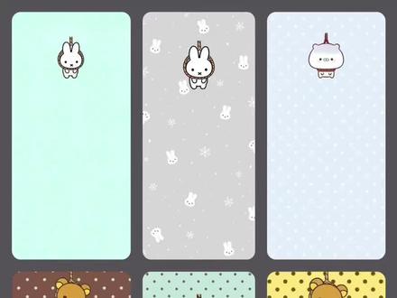 轻松熊米菲兔吊起来聊天背景图教程来了#轻松熊 #可爱壁纸 #头像和背景图 #剪映#米菲兔