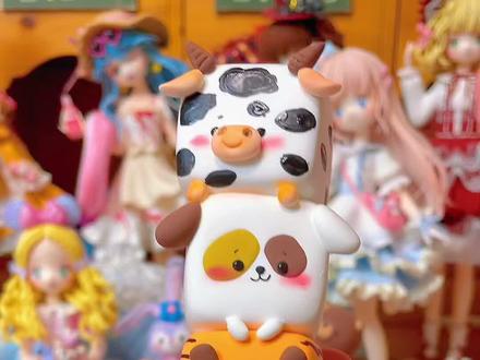 有点方啊,你属啥的,这里面有你的属相么?既然不会搓圆那就捏方块吧#粘土 #手工 #可爱 @抖音小助手