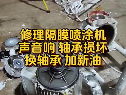 修理隔膜喷涂机 喷涂机维修 喷涂机#电动工具维修 #修理工的日常 #喷涂机 #喷涂机维修 #隔膜喷涂机