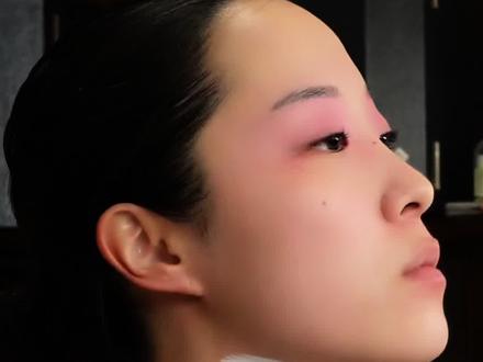 花魁的妆容还挺有讲究 #科普