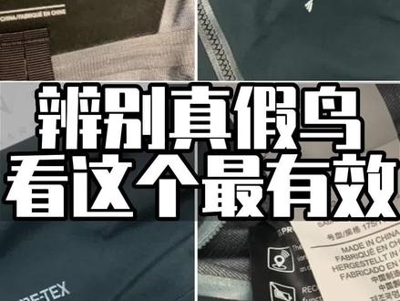 辨别真假始祖鸟,看logo即不简单也不高效,你需要知道更实用的方法!#始祖鸟 #始祖鸟鉴定 #火树户外