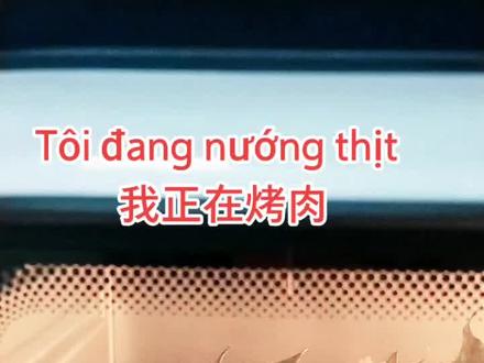 100句常用越南语: 我在烤肉!