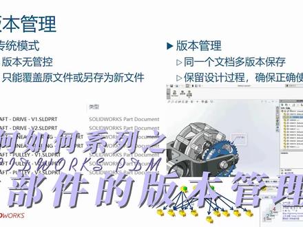 利用SOLIDWORKS PDM对零部件进行版本管控#数据管控