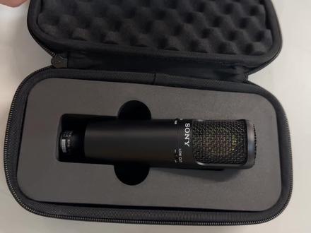 霓虹有佳人,绝世而独立 索尼C80大振膜电容器麦克风入手体验报告 #麦克风 #索尼大法 #个性十足