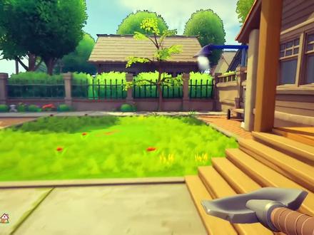 铁憨憨在家草坪挖了一个很深的洞,洞里面会有什么宝物呢?