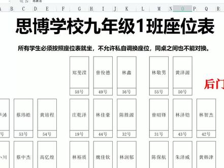 班主任调座位“偷懒”小技巧