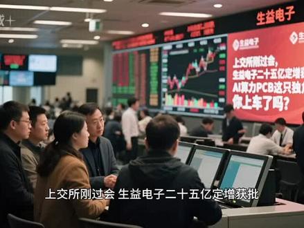 生益电子25亿定增获批,AI算力PCB这只隐形冠军 生益电子,不是一只用来短期炒作的“题材股”。
它是AI算力赛道上,一家正在用订单和扩产兑现高增长的“隐形冠军”。
25亿定增获批,是它从“游击队”迈向“正规军”的标志。
接下来的故事,要看它能不能把AI的风,真正吹进每一块PCB,再吹进股东们的账户里。