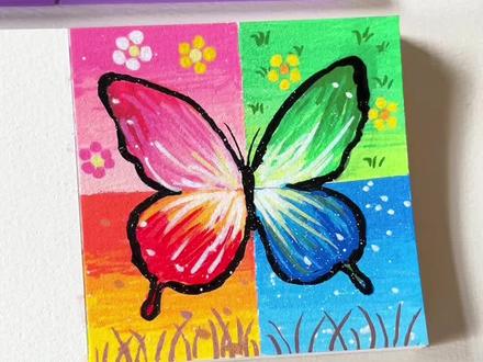 手残党福音!超简单四季蝴蝶绘画
#画画 #跟着抖音学画画 #四季 #蝴蝶 #掌握直液式丙烯马克笔
笔:掌握丙烯马克笔