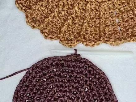 静芳#毛线编织 教大家用#粗体冰丝线 #勾帽子 很适合新手的#钩织教程