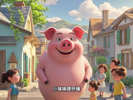 #动画小故事 #睡前故事《小猪唏哩呼噜》