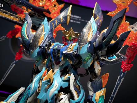 天剑星 魔神四将·魔礼青 #摩动核魔礼青 #风调雨顺入我屋 #拼装模型 #国风机甲 #国模