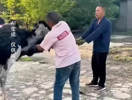 鸵鸟养的太好毛发旺盛,大哥忍痛为其拔毛,防止内伤!