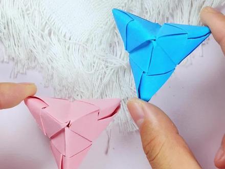 超好玩的解压神器,快来一起试试吧#折纸教程 #抖音折纸 #手工 #解压神器