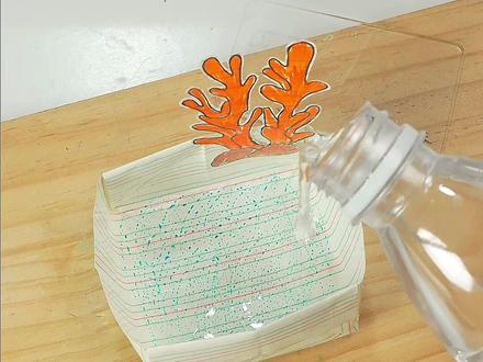 绝了!用纸做鱼缸,来养鲨鱼~ #创意手工 #折纸 #DIY
