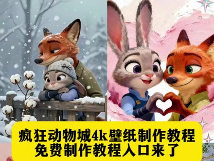 疯狂动物城壁纸 疯狂动物城4K壁纸教程来了、朱迪兔、尼克狐、朱迪尼克CP、闪电树懒等核心角色类关键词,也有高清、4K、电脑/手机适配的画质规格类词,还涵盖《疯狂动物城2》相关续集壁纸,同时迪士尼风格、情侣风、Q版、朱迪兔、尼克狐、闪电树懒、猎豹警官等,热门相关内容关键词有狐兔CP、狐兔是爱情吗、朱迪尼克,还有胡萝卜录音笔、闪电速、疯狂动物城壁纸入口、疯狂动物城4k图、疯狂动物城壁纸分享#疯狂动物城 #疯狂动物城壁纸 #即梦ai #疯狂动物城壁纸4k超清 #疯狂动物城壁纸兔子和狐狸 疯狂动物城高清壁纸,疯狂动物城壁纸,疯狂动物城手机壁纸