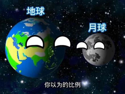 #星球动画 #儿童动画 #二次元 现实中的大小