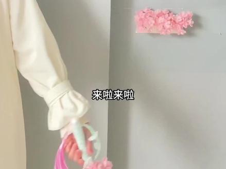 简单又好看,古风桃花剑教程(二)桃花 #扭扭棒 #扭扭棒手工 #扭扭棒教程 #原创手工
