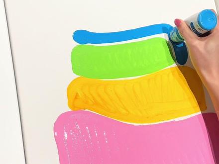 流淌笔 | 豆包教画画2.0 生日快乐咯#流淌笔#画画#解压#豆包ai #生日礼物