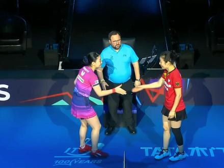 3-1!张本美和逆转韩莹,调整能力太强,掀翻德国削球手