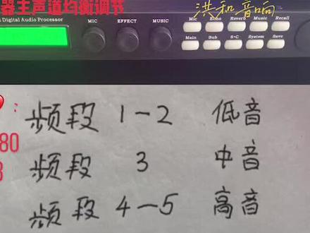 X5效果器主声道均衡手动调节,15秒教程简易学,让你新手变大师,如果对你有用请转发给有需要的人@DOU+小助手 #音响#音响设备