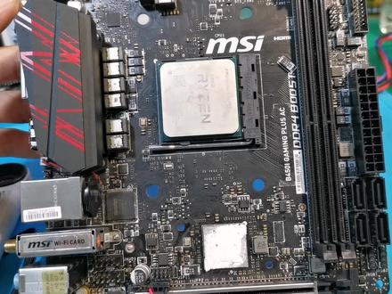 微星b450i主板严重腐蚀,维修失败