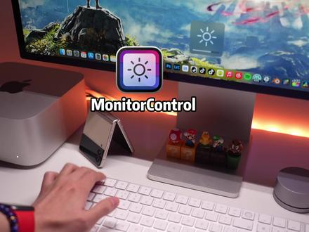 苹果电脑外接显示器必装的APP,调节亮度音量可不要太方便喲! #macbookpro #苹果电脑 #macos #苹果技巧 #显示器 #外设